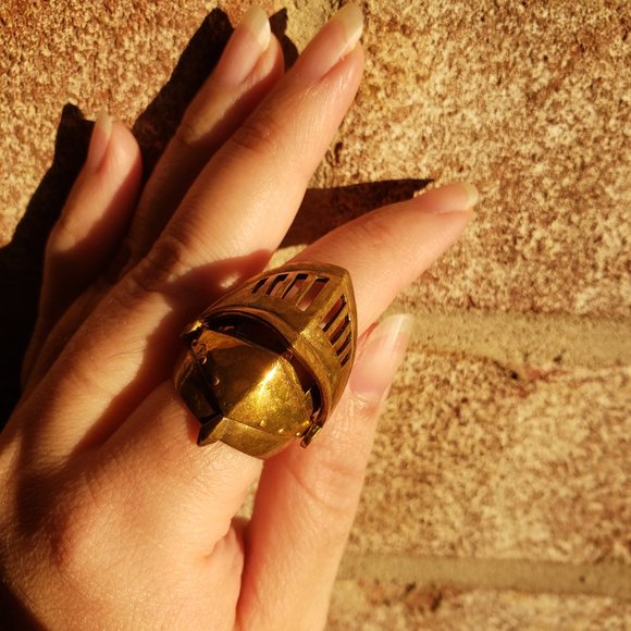 Brass Knight Ring - Picture 3 of 3